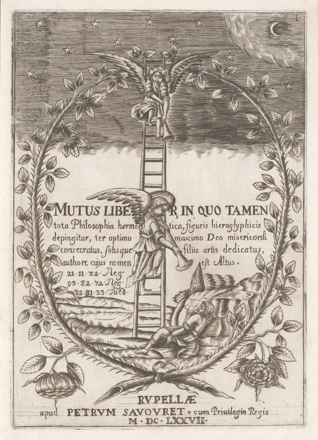 The Dreamer and the Ladder, Unknown engraver