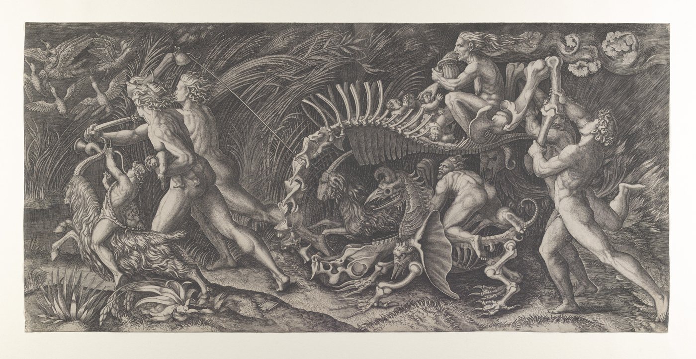 Lo Stregozzo (The Witch's Procession), Agostino Veneziano